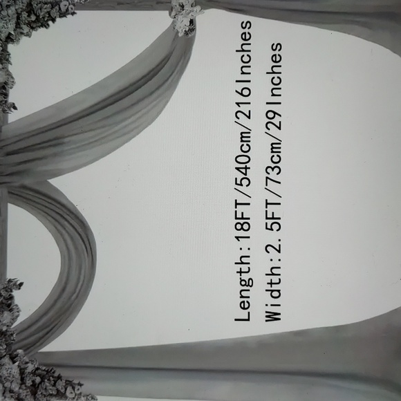 Chiffon Wedding Arch Drapes NWT - Picture 9 of 9